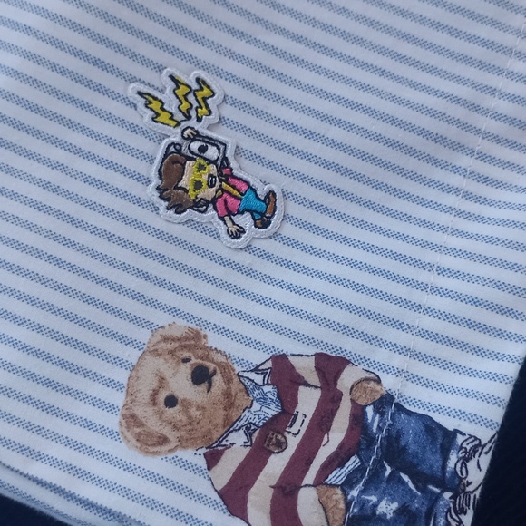 Ralph Lauren Polo Bear Bennygonia Custom Reworked Shorts Unisex - Picture 5 of 10